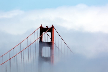 Picture of FOG OVER THE GOLDEN GATE BRIDGE IN SAN FRANCISCO-CALIFORNIA