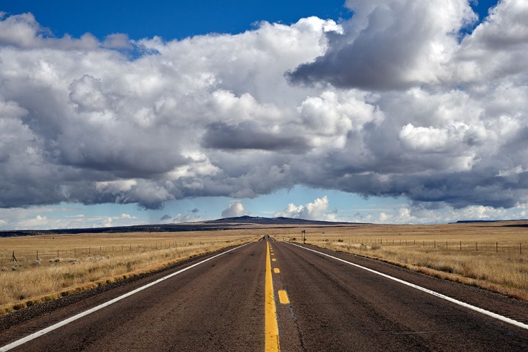 Picture of HUGE CUMULUS CLOUDS AT ROUND VALLEY-SPRINGERVILLE-WHITE MOUNTAINS-ARIZONA