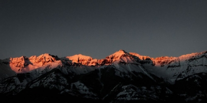 Picture of MOUNTAIN SUNSET VIEW FROM TELLURIDE-COLORADO