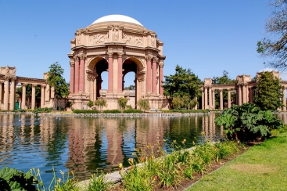 Picture of THE PALACE OF FINE ARTS IN THE MARINA DISTRICT OF SAN FRANCISCO-CALIFORNIA