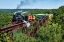 Picture of A STEAM TRAIN CROSSES THE 156-FOOT-TALL BASS POINT CREEK BRIDGE-IOWA