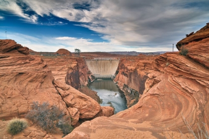 Picture of COLORADO RIVER-GLEN CANYON DAM-OUTSIDE PAGE-ARIZONA