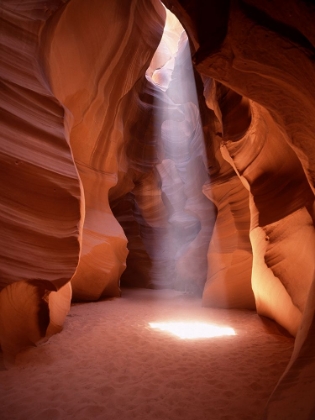 Picture of STUNNING LIGHT SHAFT-ARIZONA SLOT CANYON