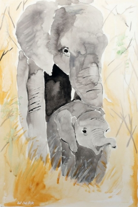 Picture of ELEPHANT PAIR