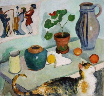Picture of STILL LIFE WITH A CAT