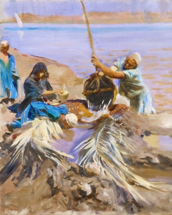 Picture of EGYPTIANS RAISING WATER FROM THE NILE