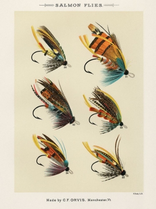 Picture of SALMON FISHING FLIES I FROM FAVORITE FLIES AND THEIR HISTORIES