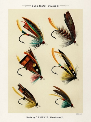 Picture of SALMON FISHING FLIES II FROM FAVORITE FLIES AND THEIR HISTORIES