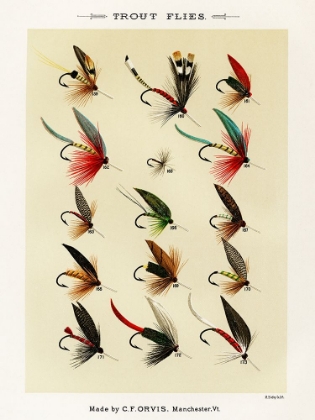 Picture of TROUT FISHING FLIES II FROM FAVORITE FLIES AND THEIR HISTORIES
