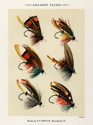 Picture of SALMON FISHING FLIES III FROM FAVORITE FLIES AND THEIR HISTORIES