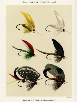 Picture of BASS FISHING FLIES VI FROM FAVORITE FLIES AND THEIR HISTORIES