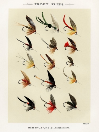Picture of TROUT FISHING FLIES V FROM FAVORITE FLIES AND THEIR HISTORIES