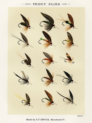 Picture of TROUT FISHING FLIES IX FROM FAVORITE FLIES AND THEIR HISTORIES