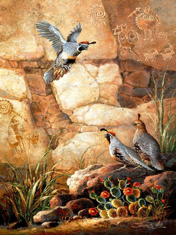 Picture of THREE QUAILS