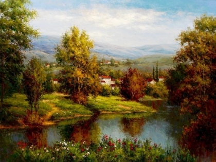 Picture of VILLAGE AT THE RIVER BANK