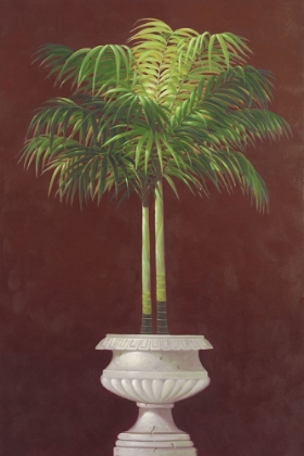 Picture of POTTED PALM IN RED II