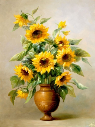 Picture of SUNFLOWERS IN BRONZE I
