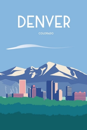 Picture of DENVER TRAVEL POSTER
