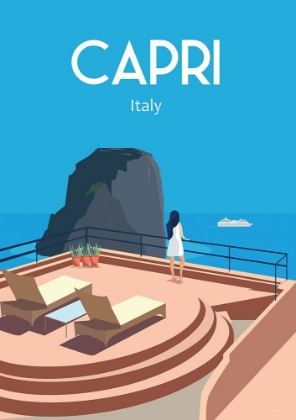 Picture of CAPRI ITALY TRAVEL POSTER