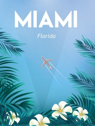 Picture of MIAMI TRAVEL POSTER