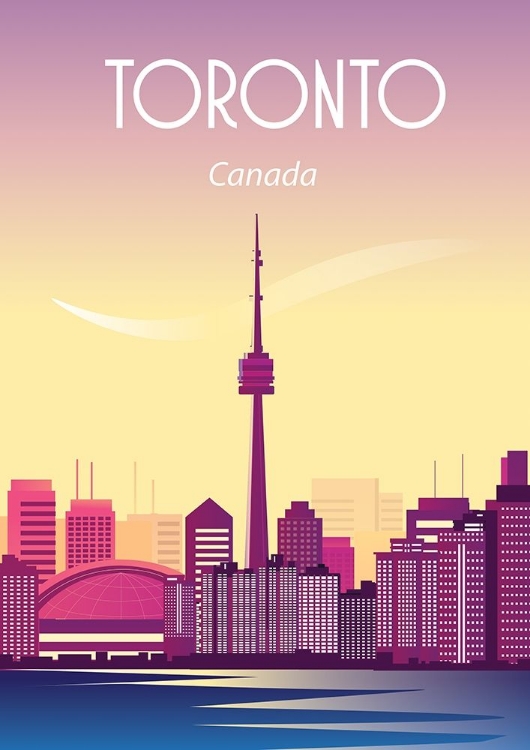 Picture of TORONTO CANADA TRAVEL POSTER