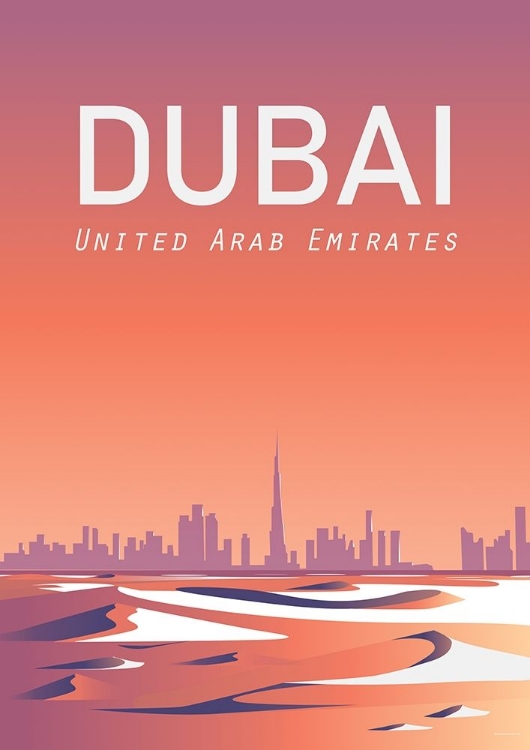 Picture of DUBAI TRAVEL POSTER