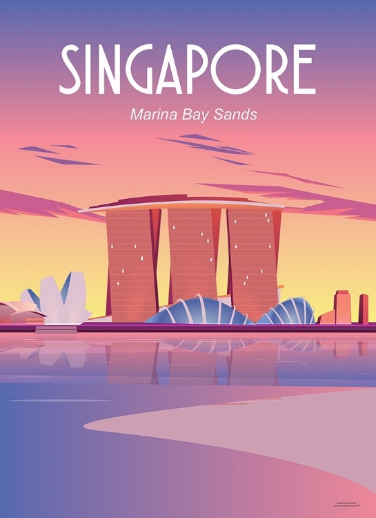 Picture of SINGAPORE TRAVEL POSTER