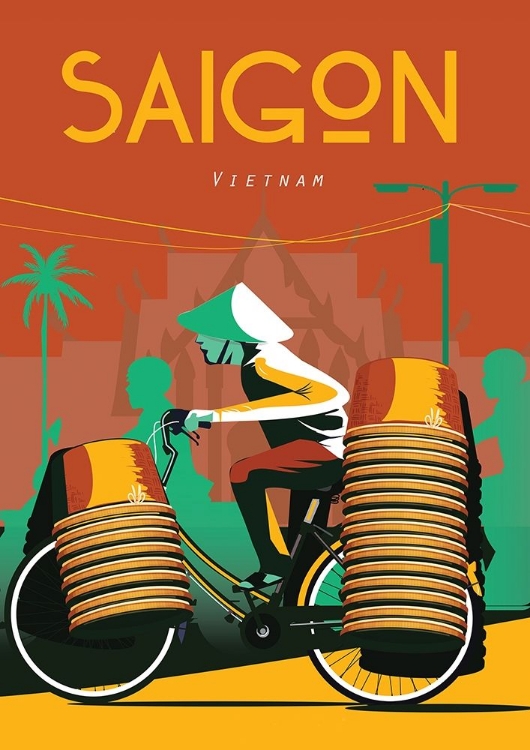 Picture of SAIGON VIETNAM TRAVEL POSTER