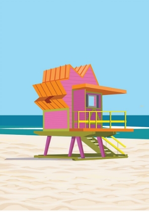 Picture of SOUTH BEACH LIFE GUARD STATION