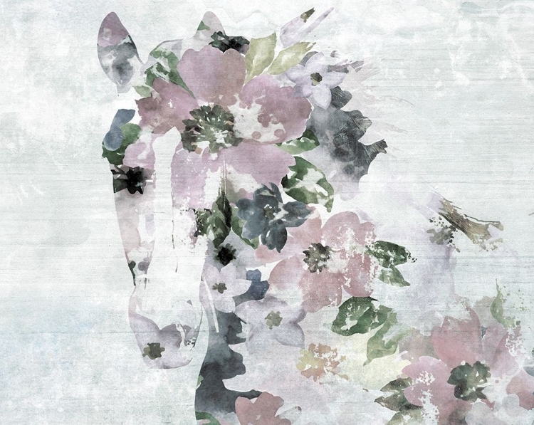 Picture of VIVID FLORAL HORSE