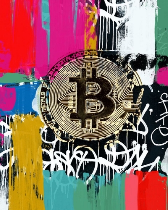 Picture of CRYPTO CURRENCY BITCOIN GRAFFITI I