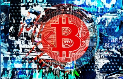 Picture of CRYPTO CURRENCY BITCOIN GRAFFITI IV