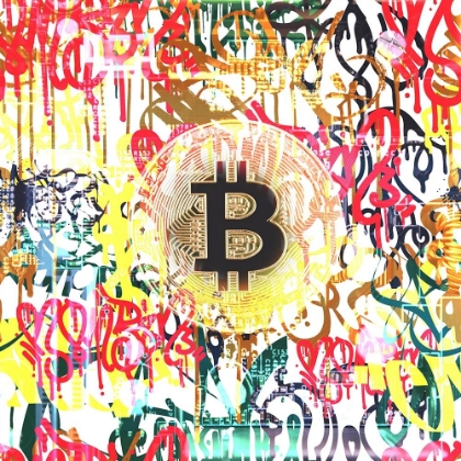 Picture of BITCOIN GRAFFITI ART I