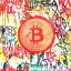 Picture of BITCOIN GRAFFITI ART II