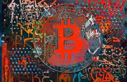 Picture of BITCOIN GRAFFITI ART VII