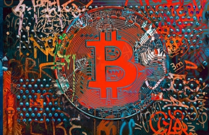 Picture of BITCOIN GRAFFITI ART VII