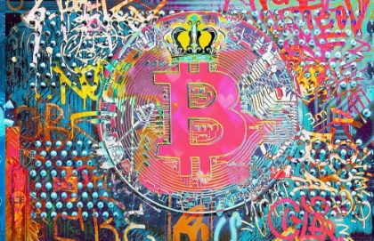 Picture of BITCOIN GRAFFITI ART VIII