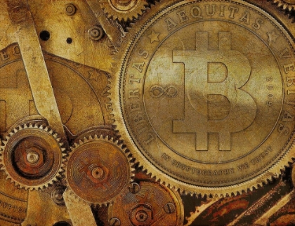 Picture of GRUNGE BITCOIN I