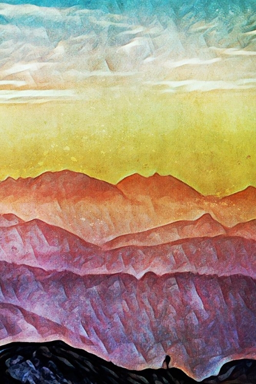 Picture of COLOURED SUMMIT SUNSET II