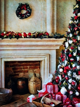 Picture of THE CHRISTMAS BY THE FIREPLACE