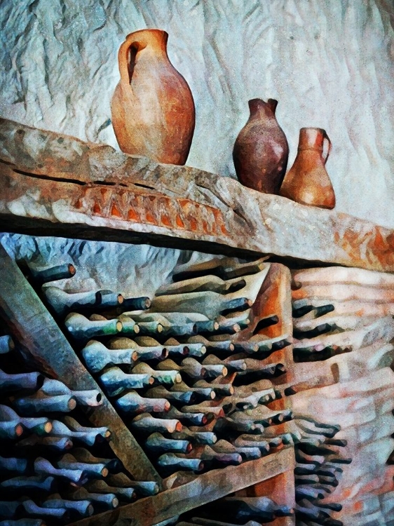 Picture of DUSTY WINE BOTTLES DISCOVERED