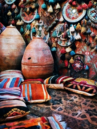 Picture of PATCHWORK POTS AND PILLOWS