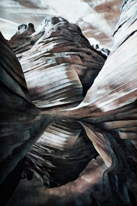 Picture of LAYERED ROCK REFLECTED