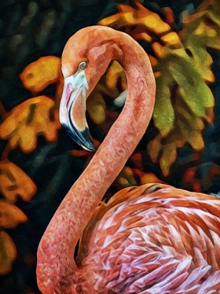 Picture of POISED PINK FLAMINGO