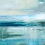 Picture of ABSTRACT SEA AND TEAL
