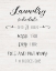 Picture of LAUNDRY TIME SCHEDULE