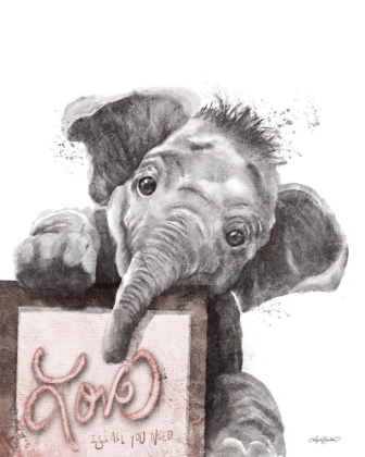 Picture of LOVE IS ALL YOU NEED ELEPHANT