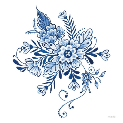Picture of BLUE AND WHITE FLOWERS