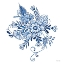 Picture of BLUE AND WHITE FLOWERS