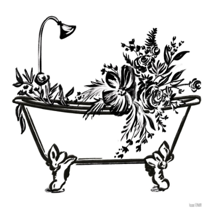 Picture of VINTAGE FLORAL TUB I